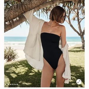 NWT Never Worn Strapless Free People One Piece Swimsuit